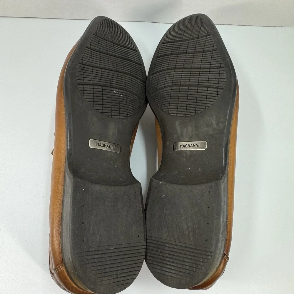 Magnanni Rafa II Bit Mens Loafer Size 9 Brown Cognac Cuero Leather Made In Spain